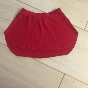 COPY - Capezio Red Pull On Skirt Size Small